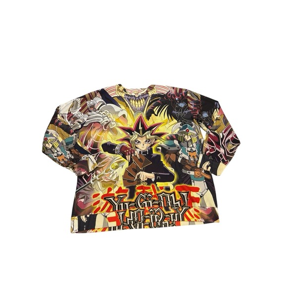 Yu-Gi-Oh! Hoodie Sweatshirt Men's 3XL AOP Anime‎ Vintage Y2K - Picture 1 of 8